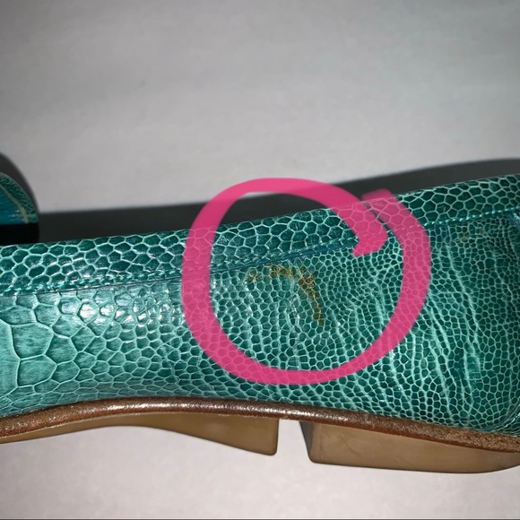 GUCCI size 7B green CROCODILE driving moccasins - Picture 10 of 11